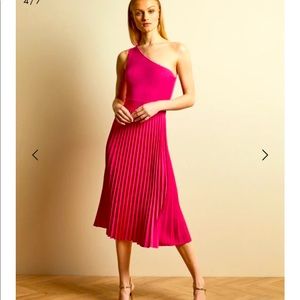 Ted Baker size 1 (US 4) Asymmetric knitted midi
